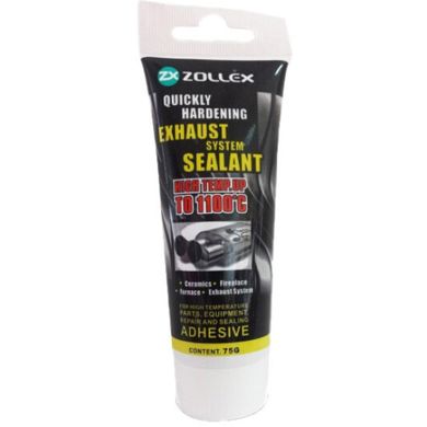 На фото: Цемент глушителя Zollex Exhaust System Sealant ES-8090 75г