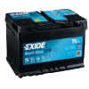 На фото: Аккумулятор EXIDE START-STOP EFB 6СТ-70Ah Аз 720А (0) (L3) EL 700