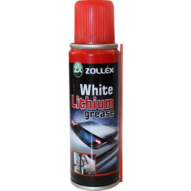 На фото: Смазка проникающая Zollex White Lithium Grease Литиевая WLG-48 400мл