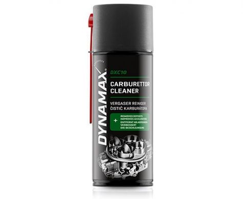 На фото: Очищувач карбюратора DYNAMAX CARBURETTOR CLEANER DXC10 400 ml