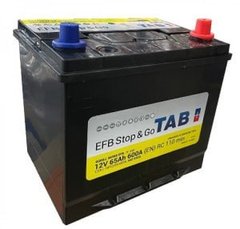 На фото: Аккумулятор TAB EFB ASIA 6СТ-65Ah Аз 600А (0) (D23+B01) 56068 SMF