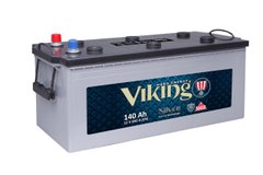 На фото: Аккумулятор Viking Silver 6СТ-140Ah Аз 850A (3) (A)