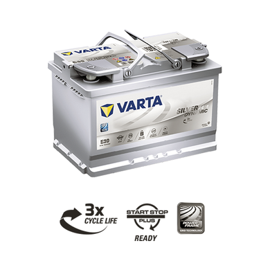 Аккумулятор Varta Silver Dynamic AGM (E39) 6СТ-70Ah Аз 760А (0) (L3) 570 901 076