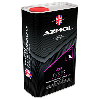 На фото: Масло трансмиccионное AZMOL ATF DEX IID 1л (кан.мет.)