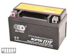 Мото аккумулятор Outdo  7Ah 100A UTX7A-BS (MF) (1)