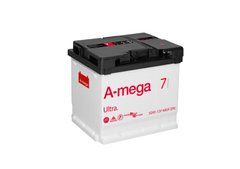 На фото: Аккумулятор A-mega Ultra 6СТ-50Ah Аз 480А (0) (L1)
