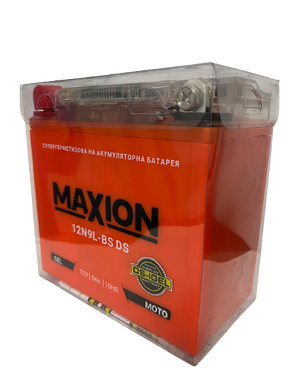 На фото: Мото акумулятор MAXION DS 12N9L-BS Gel
