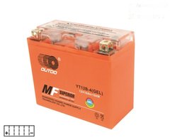 Мото аккумулятор Outdo 10Ah 100A YT12B-4 (GEL) (1)