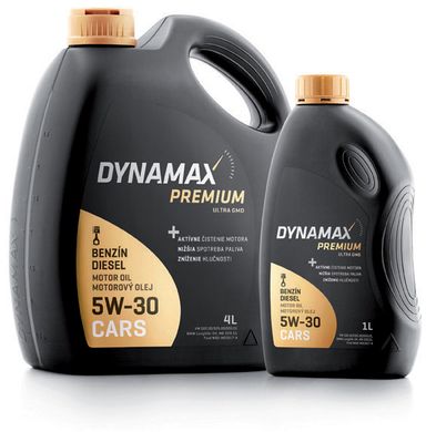 На фото: Олива моторна Dynamax Premium Ultra GMD 5w30 4л