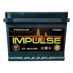 На фото:  Аккумулятор "POWER IMPULSE Premium" 6СТ- 60-АЗ(0)