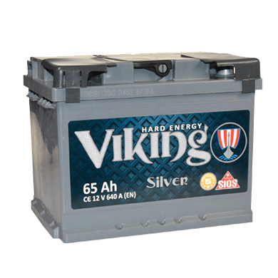 Аккумулятор Viking Silver 6СТ-65Ah Аз 640А (1) (L2)