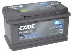 На фото:  Аккумулятор EXIDE PREMIUM 6СТ-85Ah Аз 800А (0) (LB4) EA852