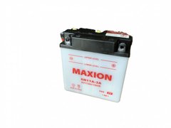 На фото: Мото акумулятор MAXION 6N11A-3A