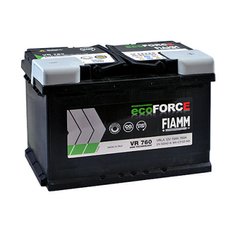 На фото: Аккумулятор FIAMM Ecoforce AGM 6СТ- 70Ah Аз 760 А (0) (L3)  7906200 (VR760)