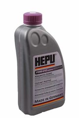 На фото: Концентрат жидкости охлаждающей HEPU P999 G-12 super+ фиолетовый 1.5л